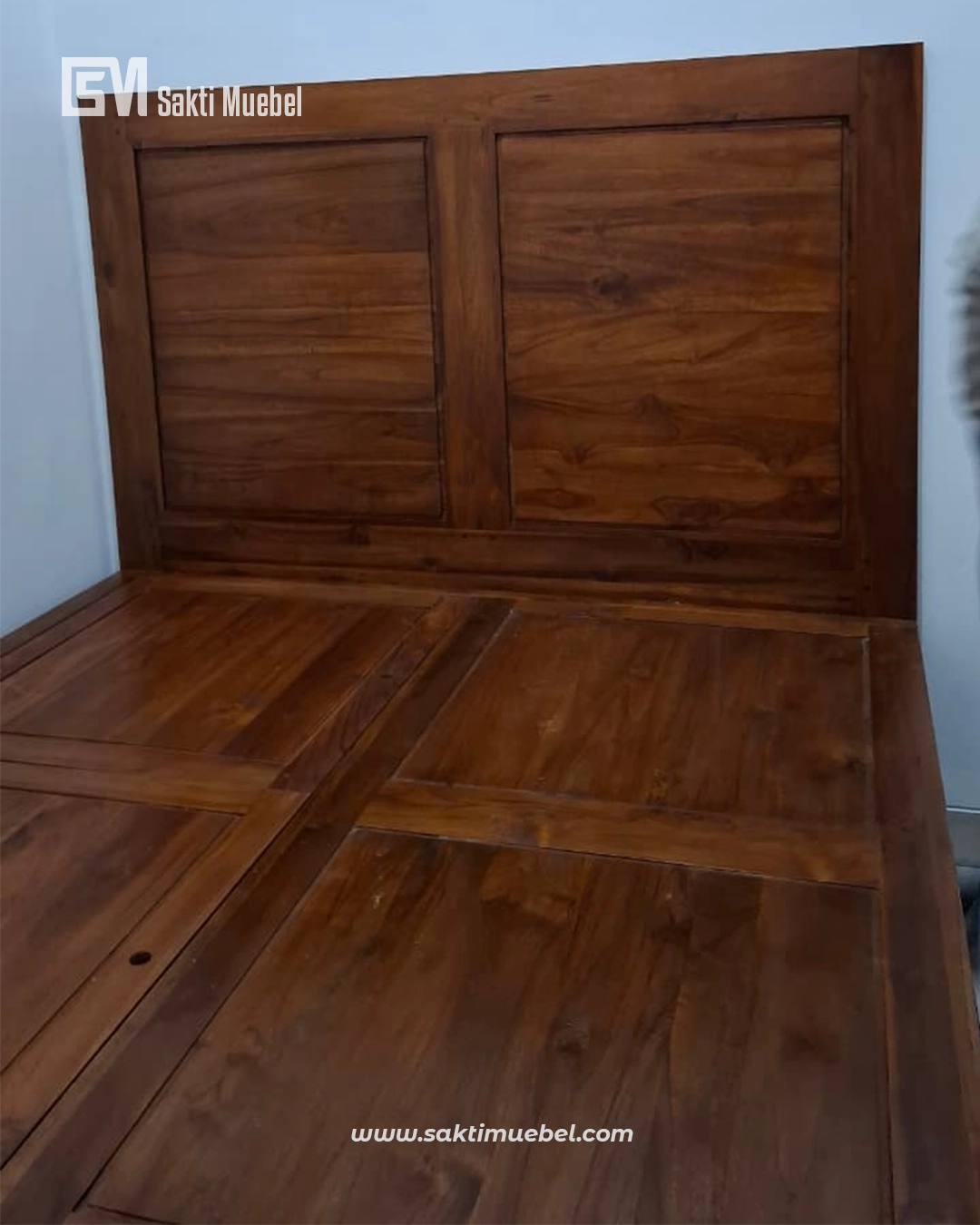 Bedframe Minimalis Teak - Gambar 3