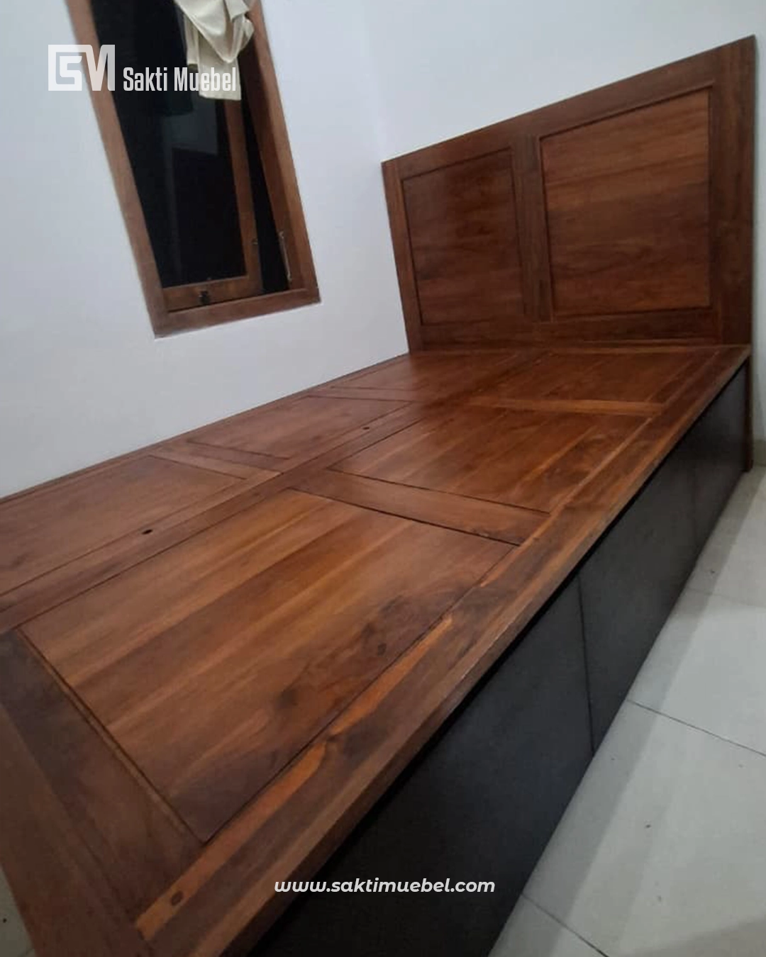 Bedframe Minimalis Teak - Gambar 4